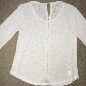 Plain White Long Sleeved Tee